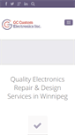 Mobile Screenshot of gccustomelectronics.ca